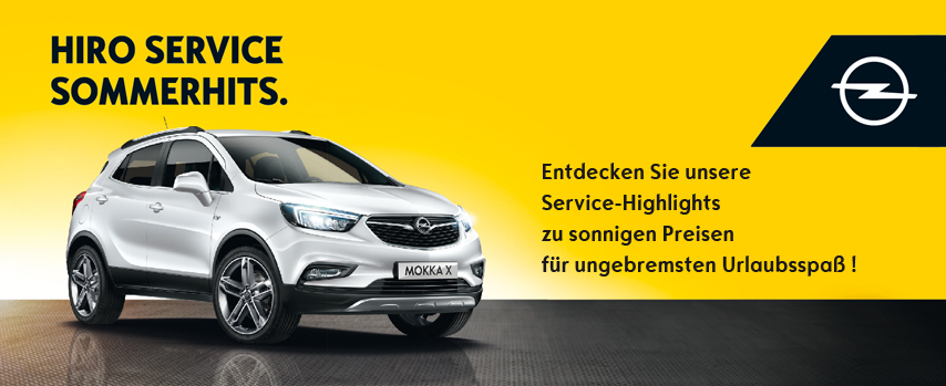 Opel Service Sommerangebote