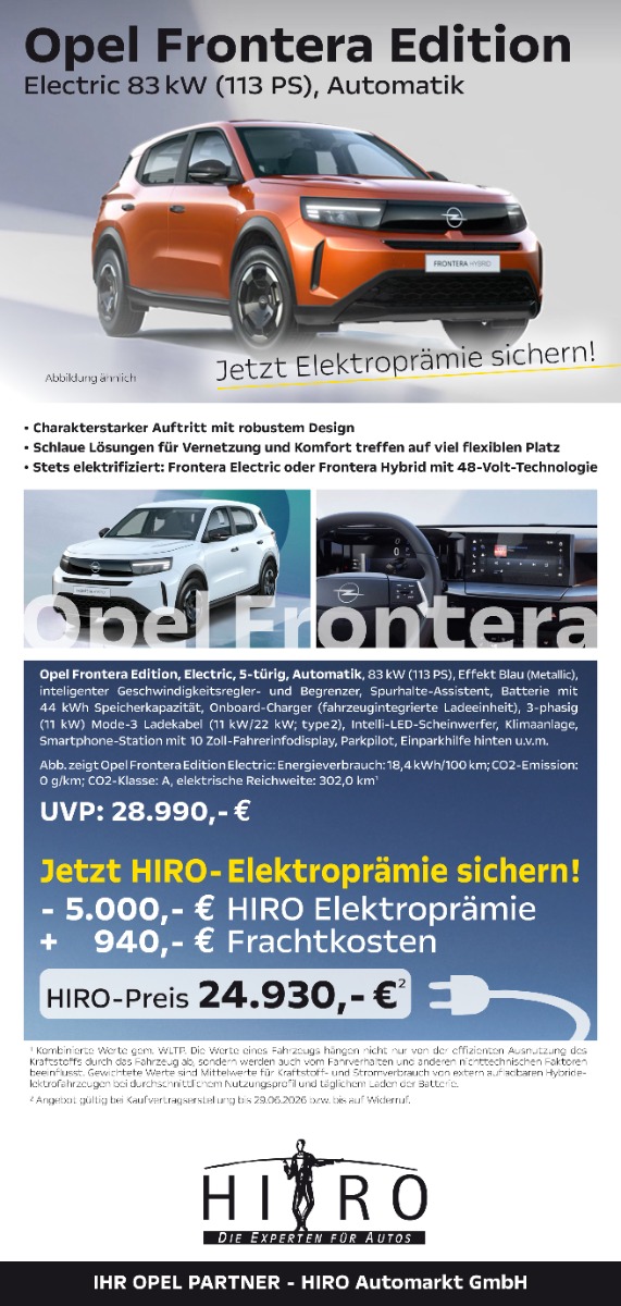 Angebot zum Opel Frontera Edition