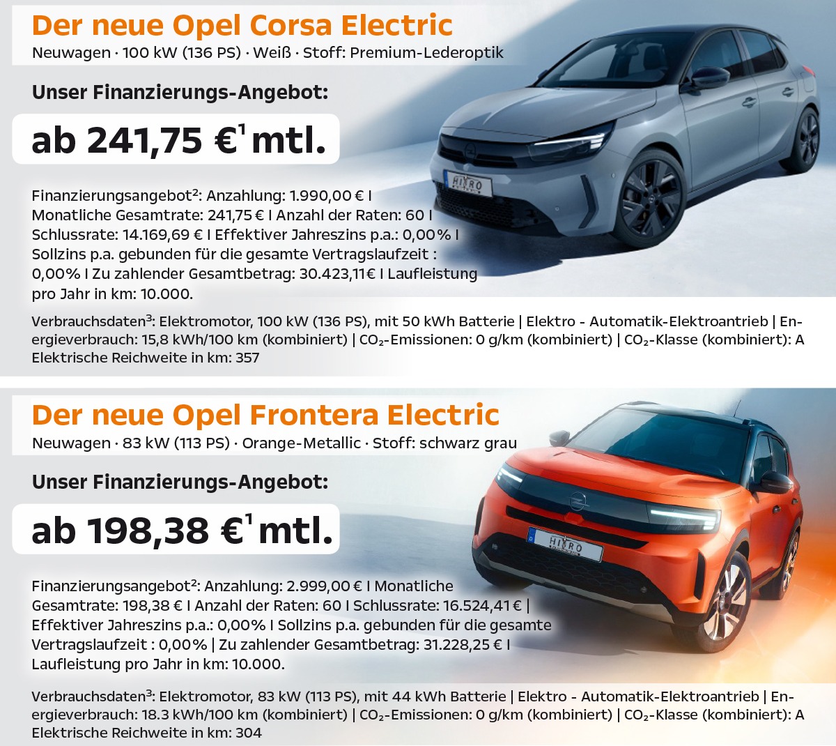 Angebote zum Opel Saisonstart 2025 Teil 2