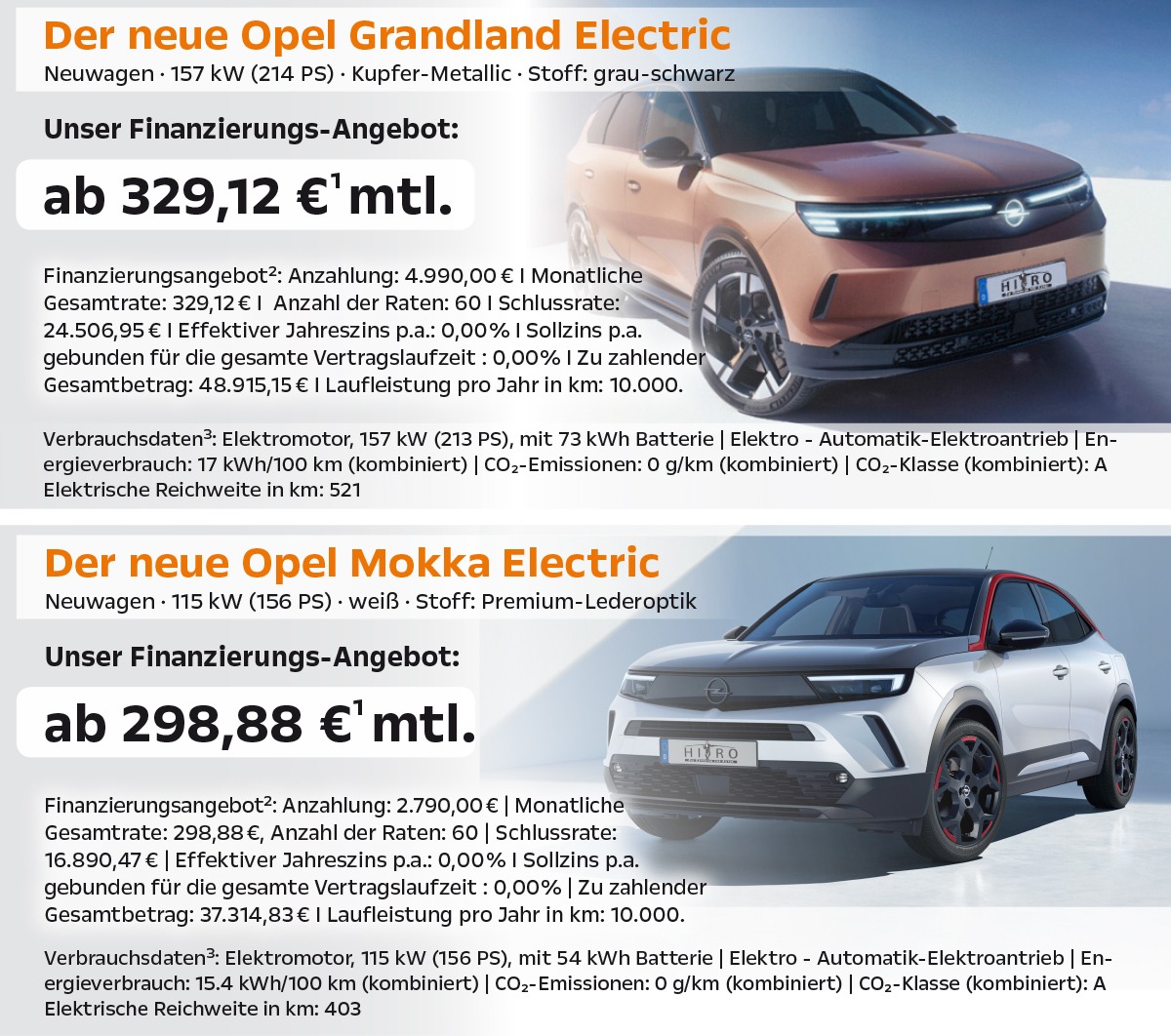 Angebote zum Opel Saisonstart 2025 Teil 3