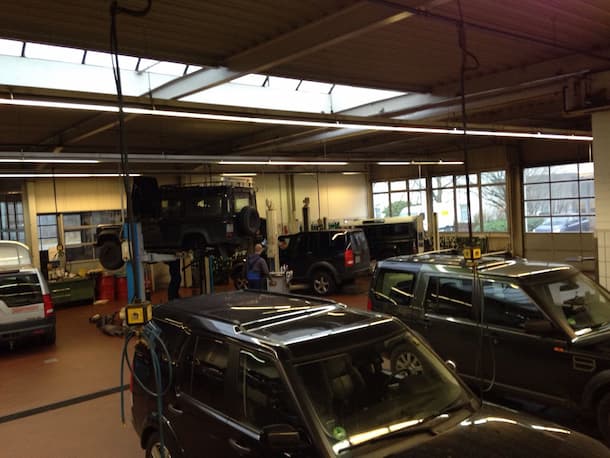 Land Rover Werkstatt Aufgaben